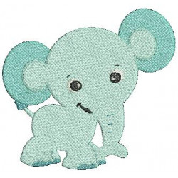 Stickmuster - Elefant